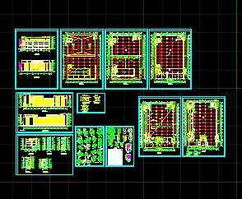 大型廠房建筑施工圖免費下載 工業(yè) 農業(yè)建筑